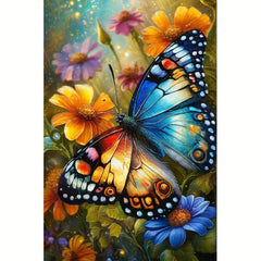 Butterfly Wooden Jigsaw Puzzle Irregular Shape Particles Focus