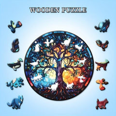 Tree Of Life Wooden Jigsaw Puzzle Magic Puzzle Birthday Gift