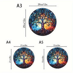 Tree Of Life Wooden Jigsaw Puzzle Magic Puzzle Birthday Gift
