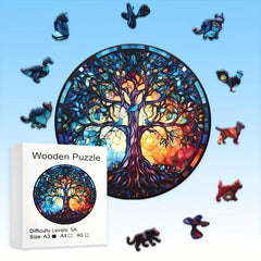 Tree Of Life Wooden Jigsaw Puzzle Magic Puzzle Birthday Gift