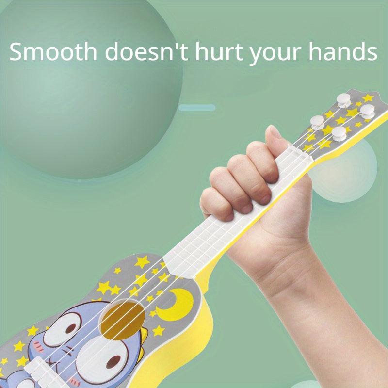 Cartoon Puzzle Fun Toys Ukulele Musical Toy Guitar For Kids