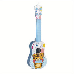 Cartoon Puzzle Fun Toys Ukulele Musical Toy Guitar For Kids