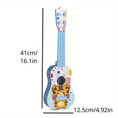 Cartoon Puzzle Fun Toys Ukulele Musical Toy Guitar For Kids