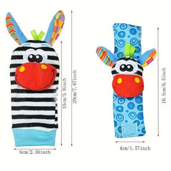 Plush Animals and Baby Rattle Newborn Toys