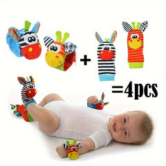 Plush Animals and Baby Rattle Newborn Toys