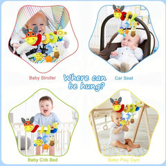 Baby Car Seat Toy Activity Stroller Mobile Toy Spiral Suspension