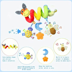 Baby Car Seat Toy Activity Stroller Mobile Toy Spiral Suspension