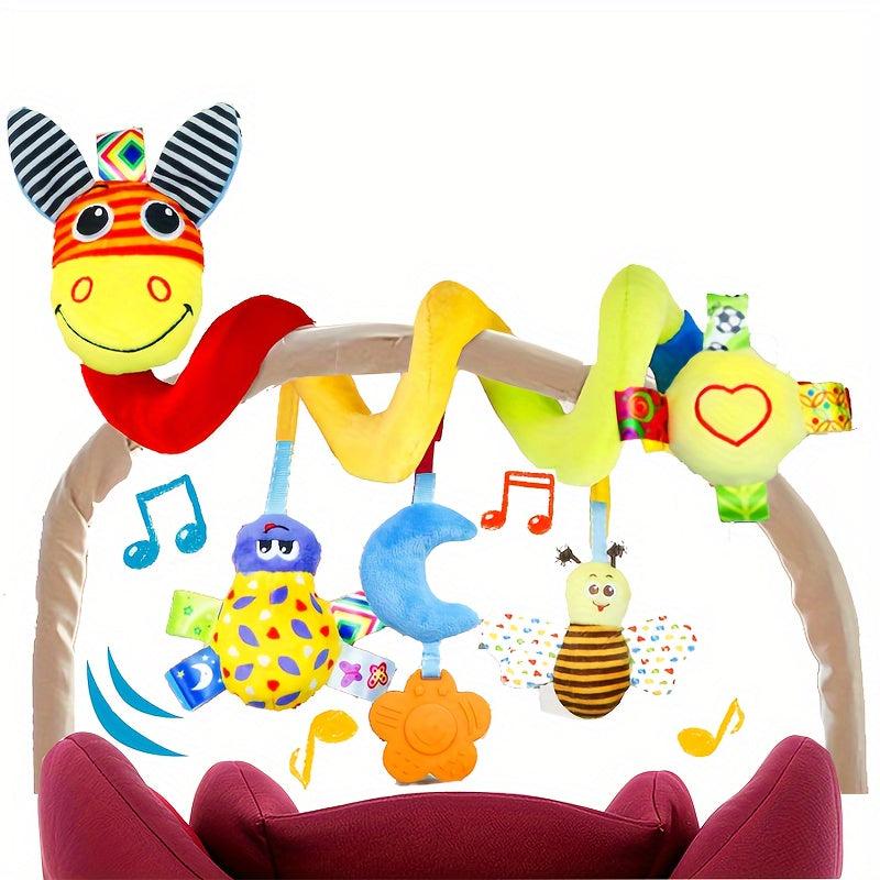 Baby Car Seat Toy Activity Stroller Mobile Toy Spiral Suspension