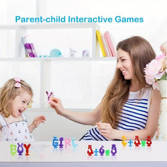 26pcs Colorful Numbers Letters Suction Cup Kids Sensory Toys