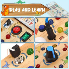 LED Light Switches Busy Board Sensory Toys For Toddlers & Babies 1 Year Old