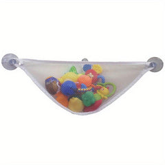 Bath Toys Mesh Net Storage Bag with Suction Cup Organizer