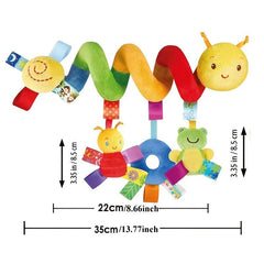 Baby Car Seat Toys Stroller Hanging Rattle Insect Safety Toys