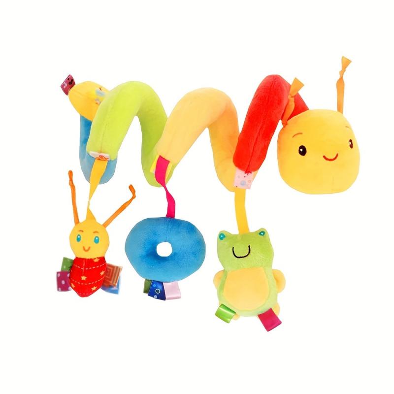 Baby Car Seat Toys Stroller Hanging Rattle Insect Safety Toys