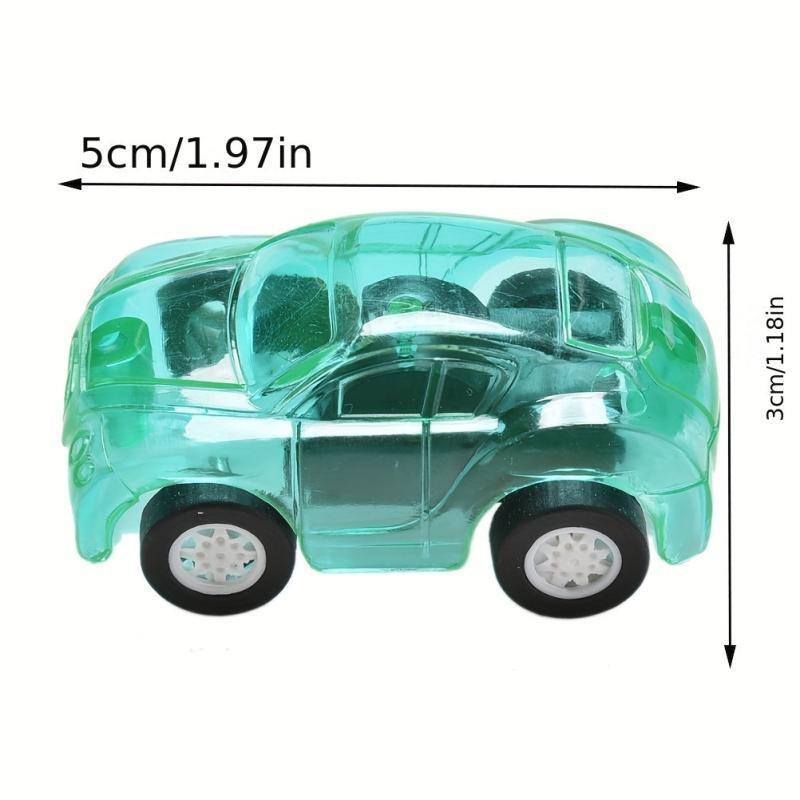 1 Pc Pull Back Car Vehicle Toy Kids Transparent Mini Car Toy