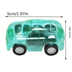 1 Pc Pull Back Car Vehicle Toy Kids Transparent Mini Car Toy