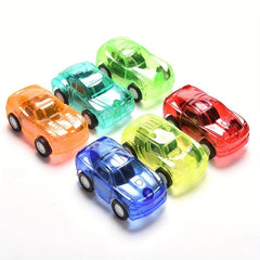 1 Pc Pull Back Car Vehicle Toy Kids Transparent Mini Car Toy