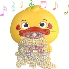 Baby Bath Duck Toys Bubble Machine Automatic Bubble Maker