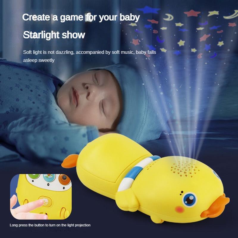 Baby And Child Music Phone Early Education Story Phone Yellow Duck Cartoon Phone