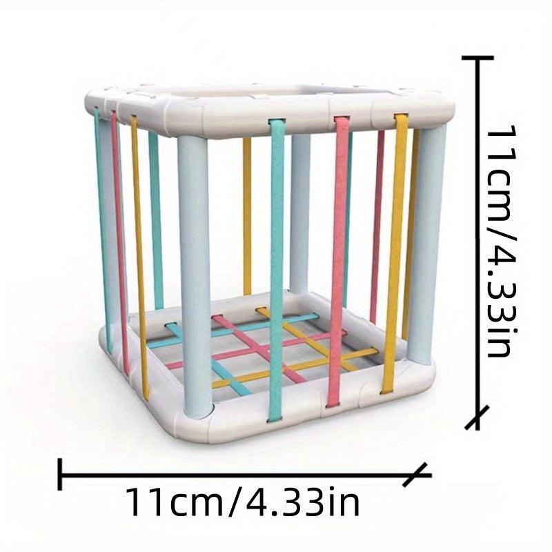 Rainbow Push & Pull Toy Shape Grasp Training Educational Toy