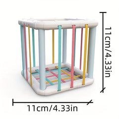 Rainbow Push & Pull Toy Shape Grasp Training Educational Toy