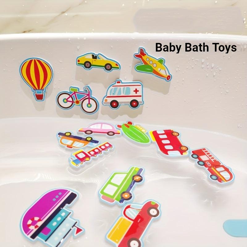 Foam Floating Bath Toy for Kids - Educational Cognitive Puzzles