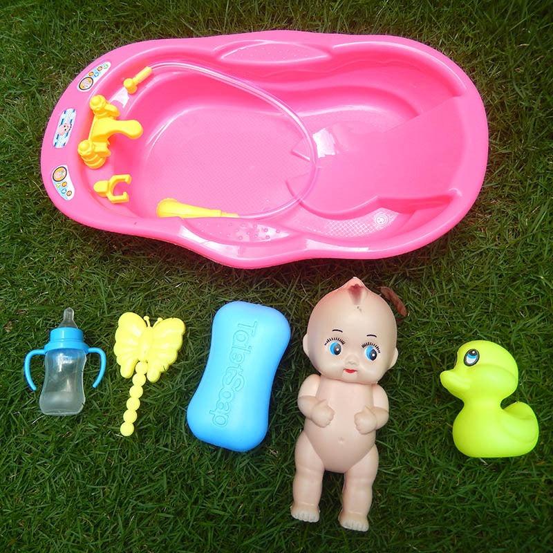 Little Yellow Duck Bath Doll Set for Kids
