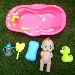 Little Yellow Duck Bath Doll Set for Kids