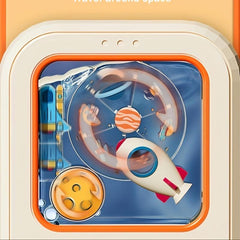 Kids Space Squeeze Water Machine Toy Press Fun Pinch Finger Decompression