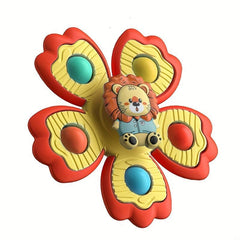 4Pcs Suction Cup Spinning Top Sensory Toys For Toddlers