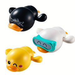 Yellow Duck Infant Water Toy Bathroom Clockwork Toy