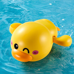 Yellow Duck Infant Water Toy Bathroom Clockwork Toy