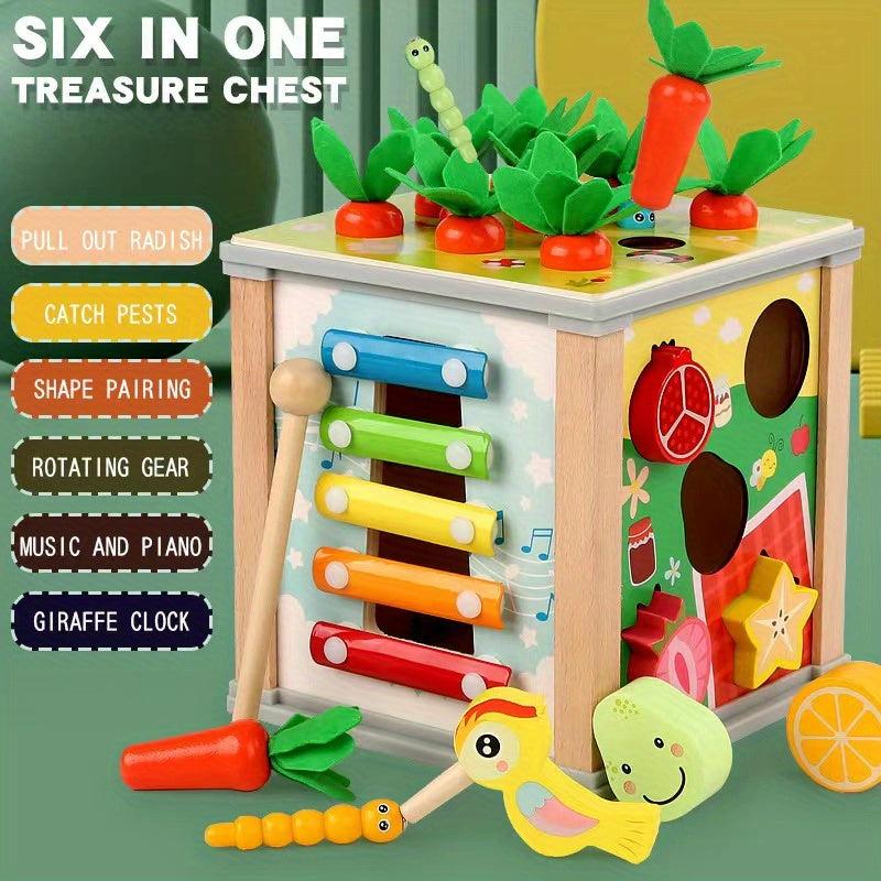 Children's Puzzle Shape Matching Box