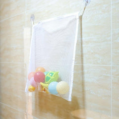 Bath Toy Organizer with Strong Suction Cups and Mesh Net