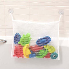 Bath Toy Organizer with Strong Suction Cups and Mesh Net