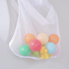 Bath Toy Organizer with Strong Suction Cups and Mesh Net