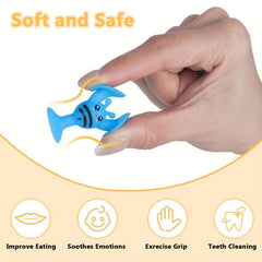 32-Piece Montessori Silicone Bee Suction Toy for Bath, Ages 3-8