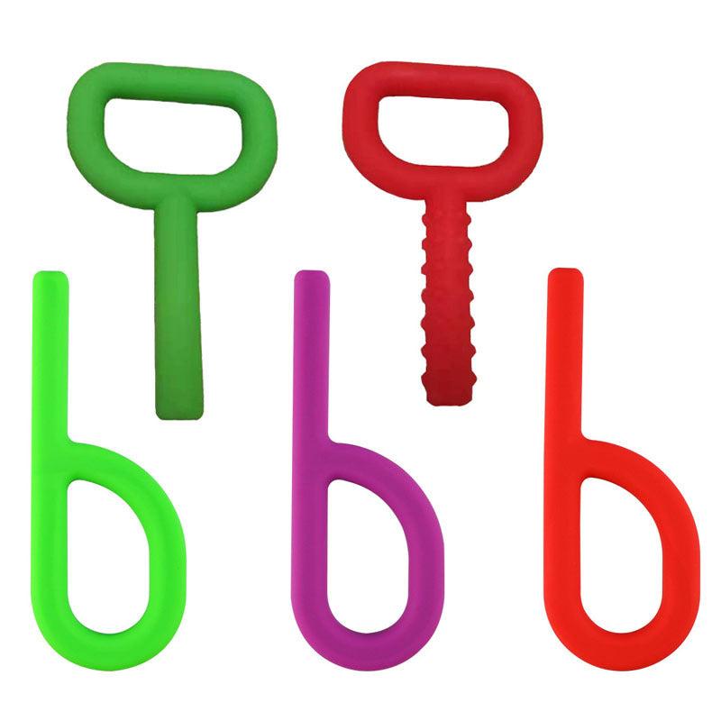 Silicone Teether Toy for Baby's Oral Muscle Development
