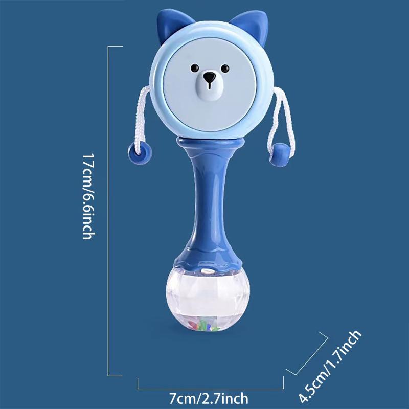 Fun Toy Rattle Drum Ringing Bell Rattle Drum Hands Rattle Drum Toys