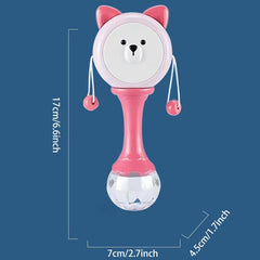 Fun Toy Rattle Drum Ringing Bell Rattle Drum Hands Rattle Drum Toys