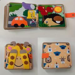 Montessori Busy Board Fawn Toy for Toddlers Boys Girls