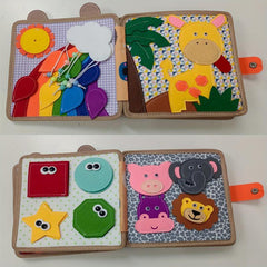 Montessori Busy Board Fawn Toy for Toddlers Boys Girls