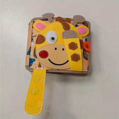 Montessori Busy Board Fawn Toy for Toddlers Boys Girls
