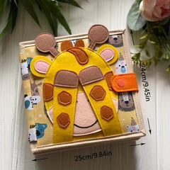 Montessori Busy Board Fawn Toy for Toddlers Boys Girls