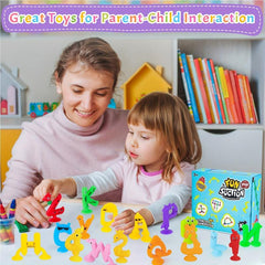 30 Pc Animal Suction Cup Toys Set for Kids Learning Games
