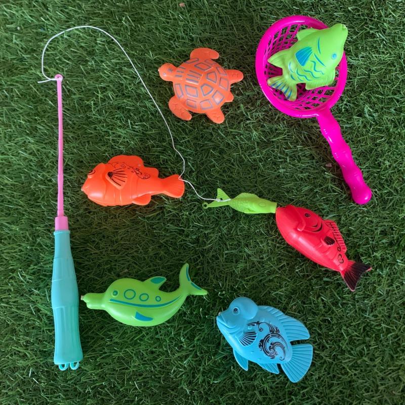 Magnetic Fishing Game Set For Kids Water Table Bathtub Party Toy