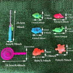 Magnetic Fishing Game Set For Kids Water Table Bathtub Party Toy