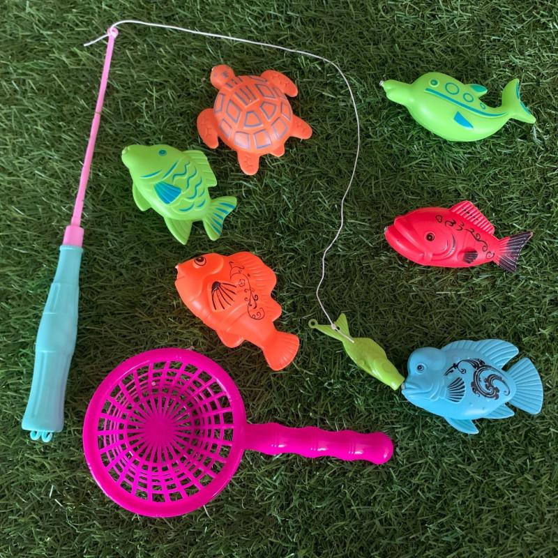 Magnetic Fishing Game Set For Kids Water Table Bathtub Party Toy