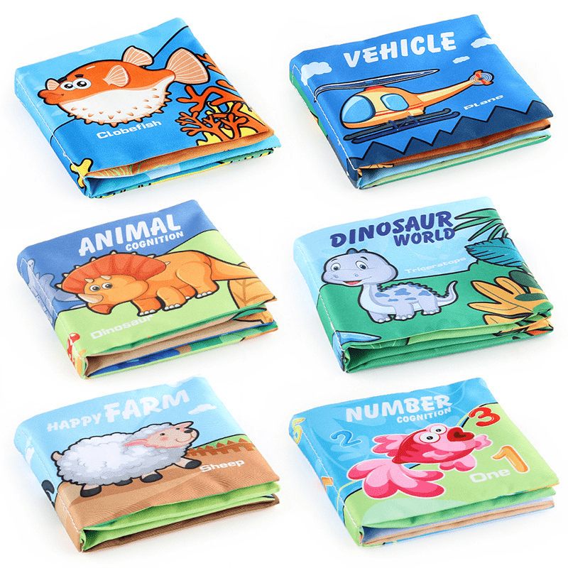 Soft Touch Non-toxic Washable Books Toys for Infants and Young Children