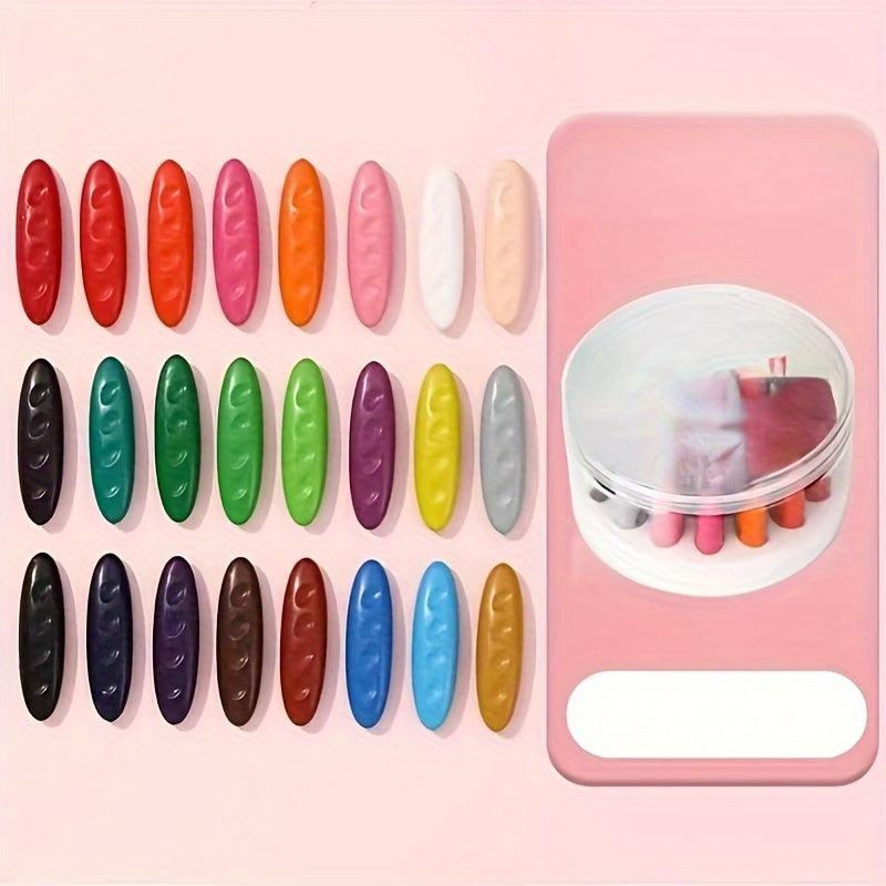 Non-Toxic Washable Hole Crayon Set - 12/24/36 Pack