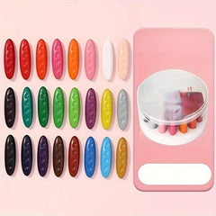 Non-Toxic Washable Hole Crayon Set - 12/24/36 Pack